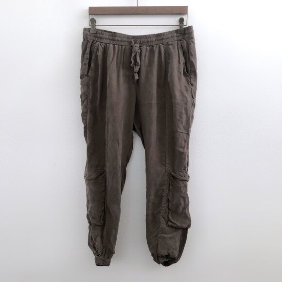 JOHNNY WAS Unisex Tapered Cupra/ Rayon Blend Pants Medium Size